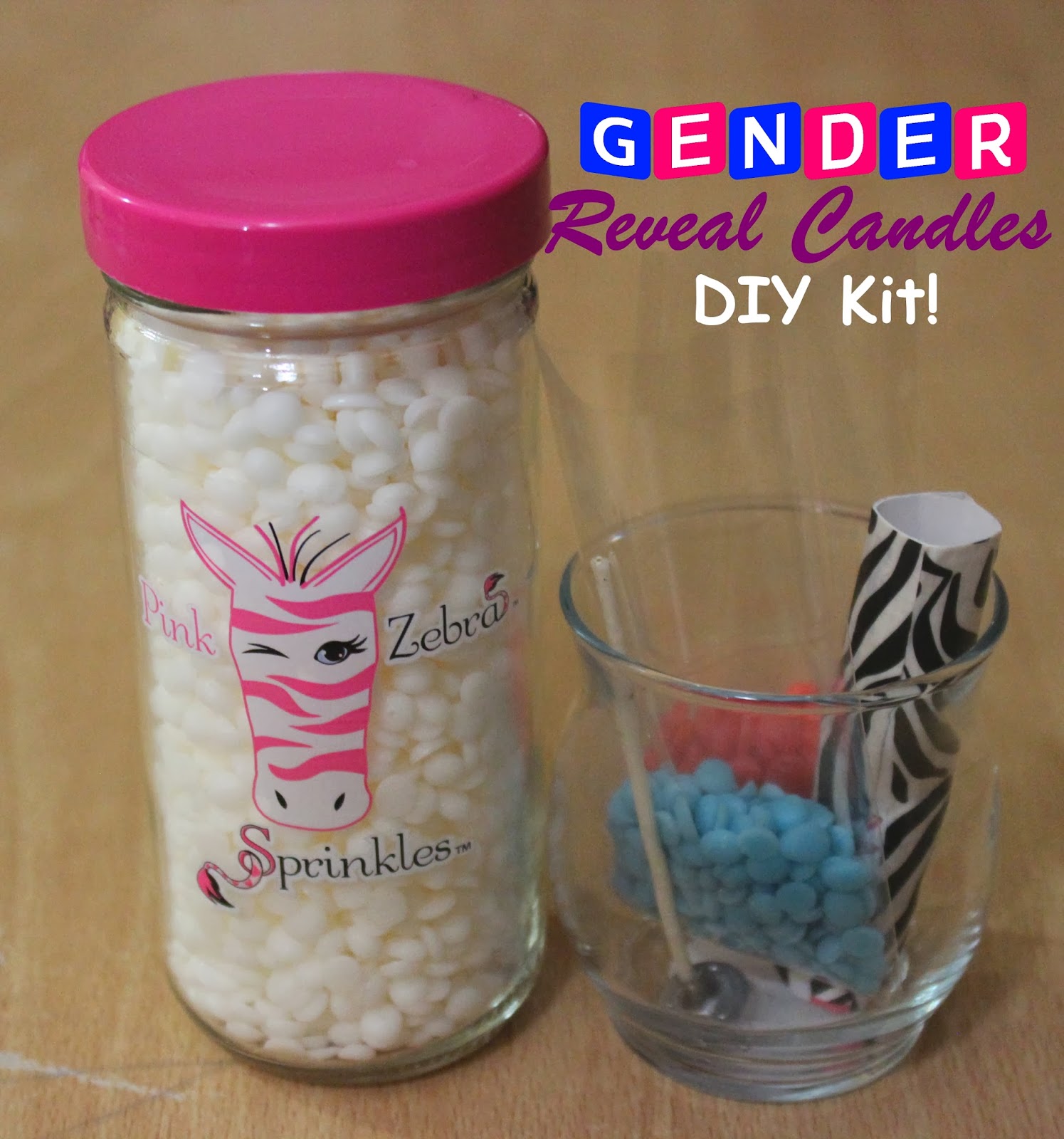 Gender Reveal Candles SprinklePalz