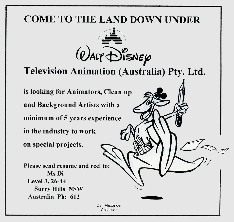 Disney Animation Jobs In Australia