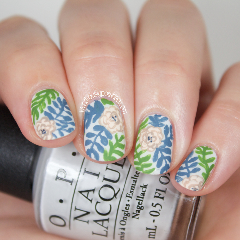 Wondrously Polished The Digital Dozen does Floral Day 1 William