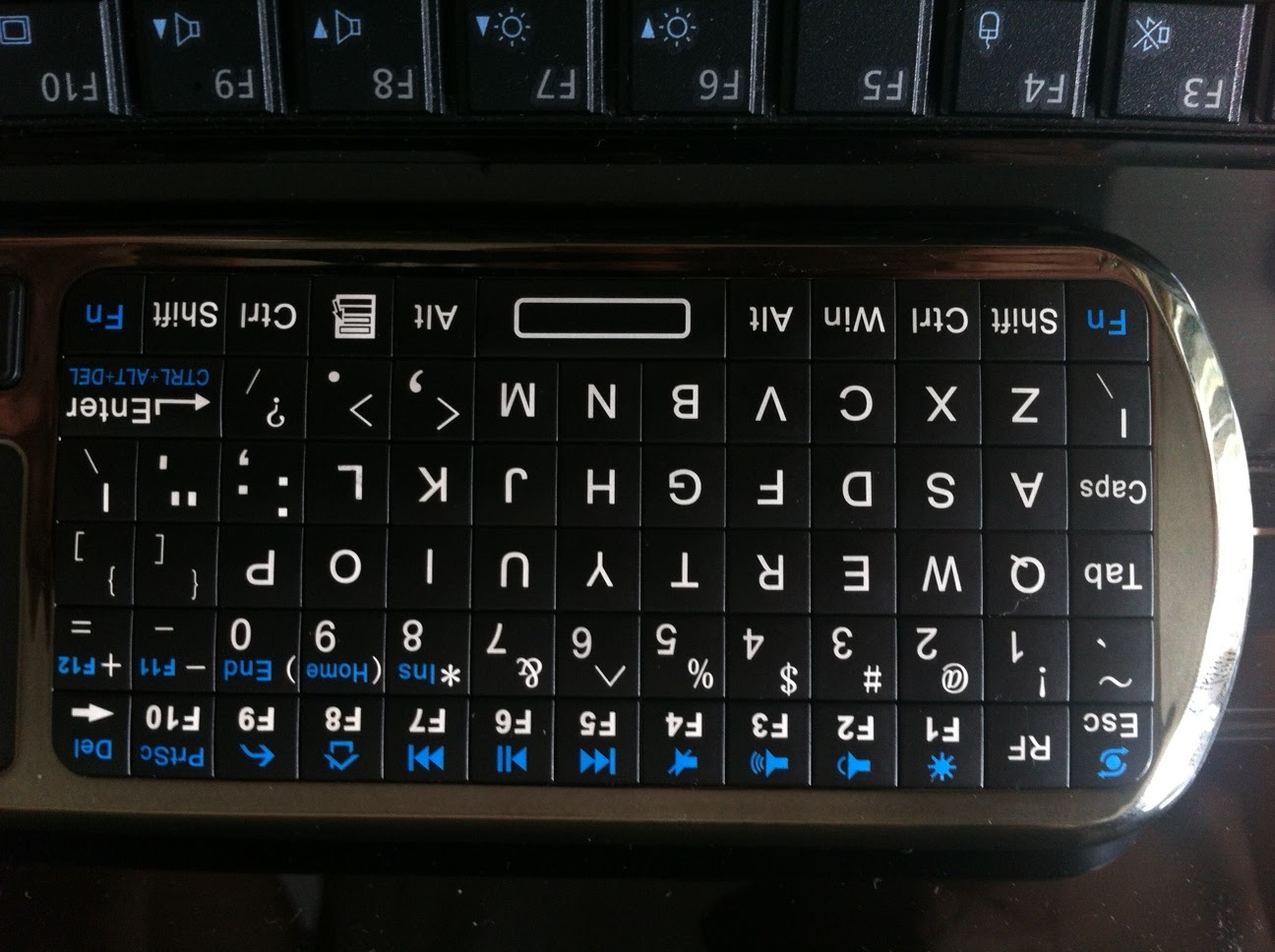 iPazzPort CommanderThe Mini Wireless Voice Remote keyboard with TV IR