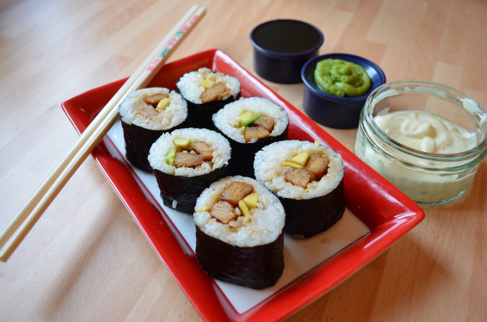 Vegan CooKing TeriyakiChickenSushi