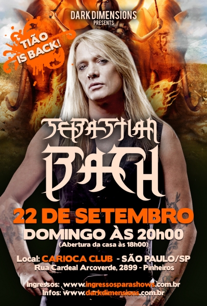Sebastian Bach em São Paulo