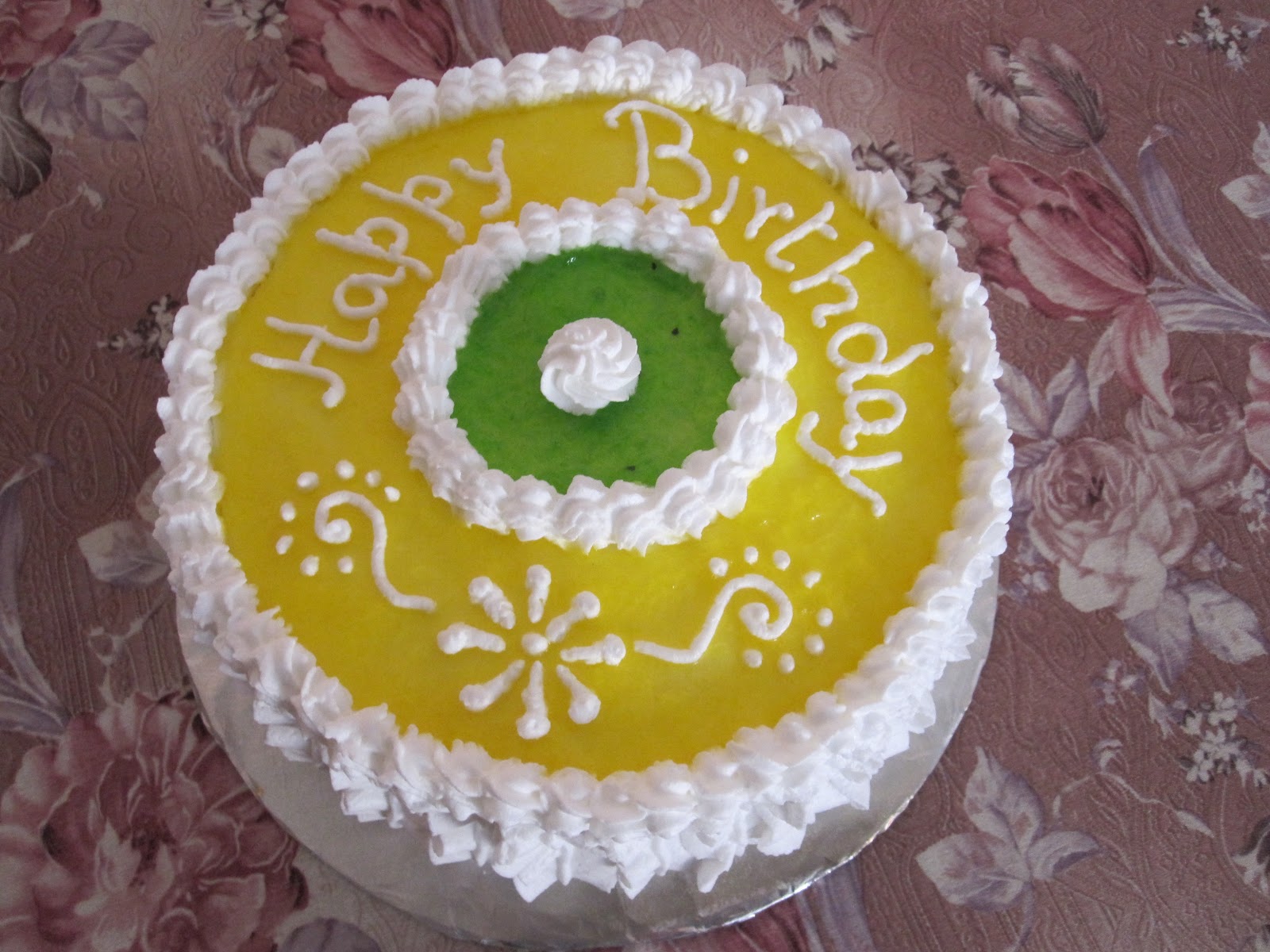 Nimisha's Creations Colourful Birthday cake.. "Eggless"