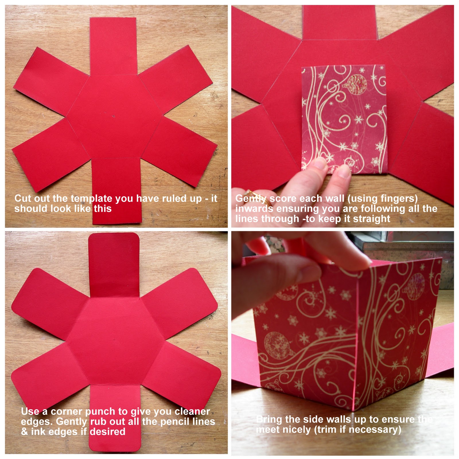 Artfull Crafts Lisa with a tutorial for my Hexagonal Exploding box