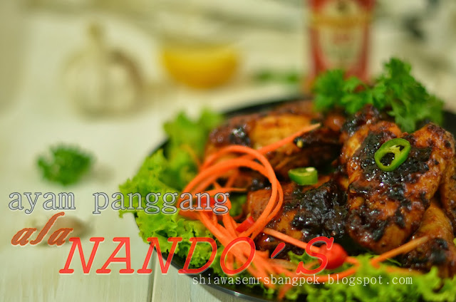  ShiawaseMrsBangpek Ayam Panggang ala Nando's & Salam Maal Hijrah 1435