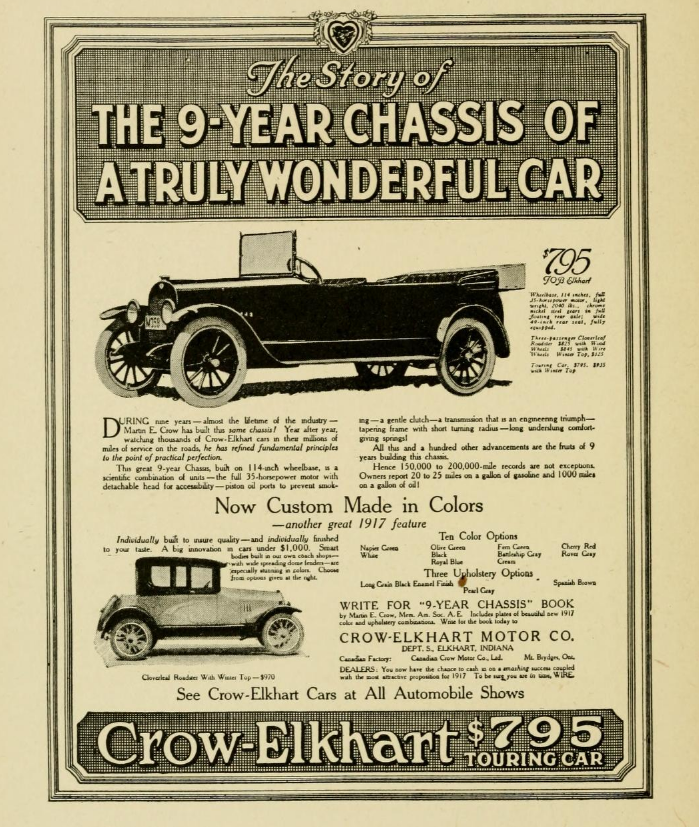 Check My Spurious Nib Crow Elkhart Motor Company