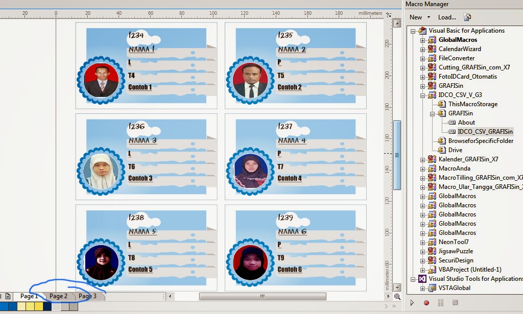 Membuat Id Card Otomatis | id card otomatis foto di coreldraw dari file csv Membuat Id Card Otomatis | id card otomatis foto di coreldraw dari file csv