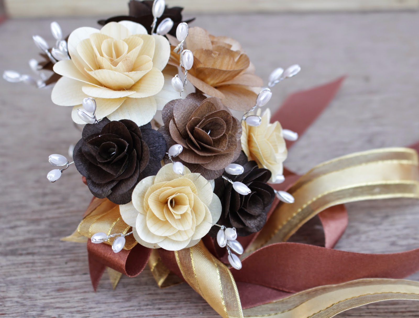 Reduce. Reuse. Recycle. Replenish. Restore. Rustic Brown and Ivory