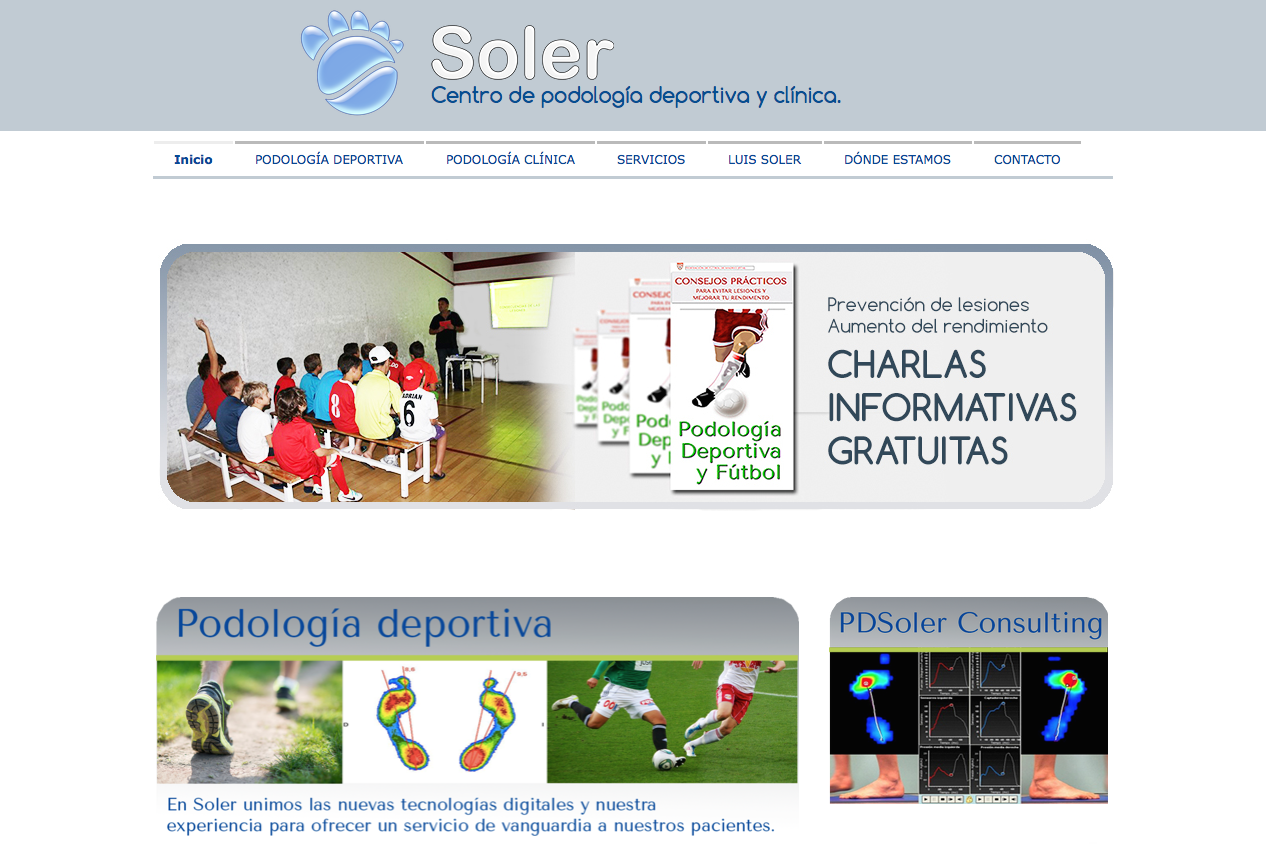 WEB PODOLOGÍA SOLER