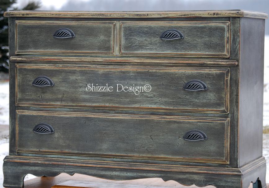 Shizzle Design Rich Old World Graphite Patina On Ascp Painted