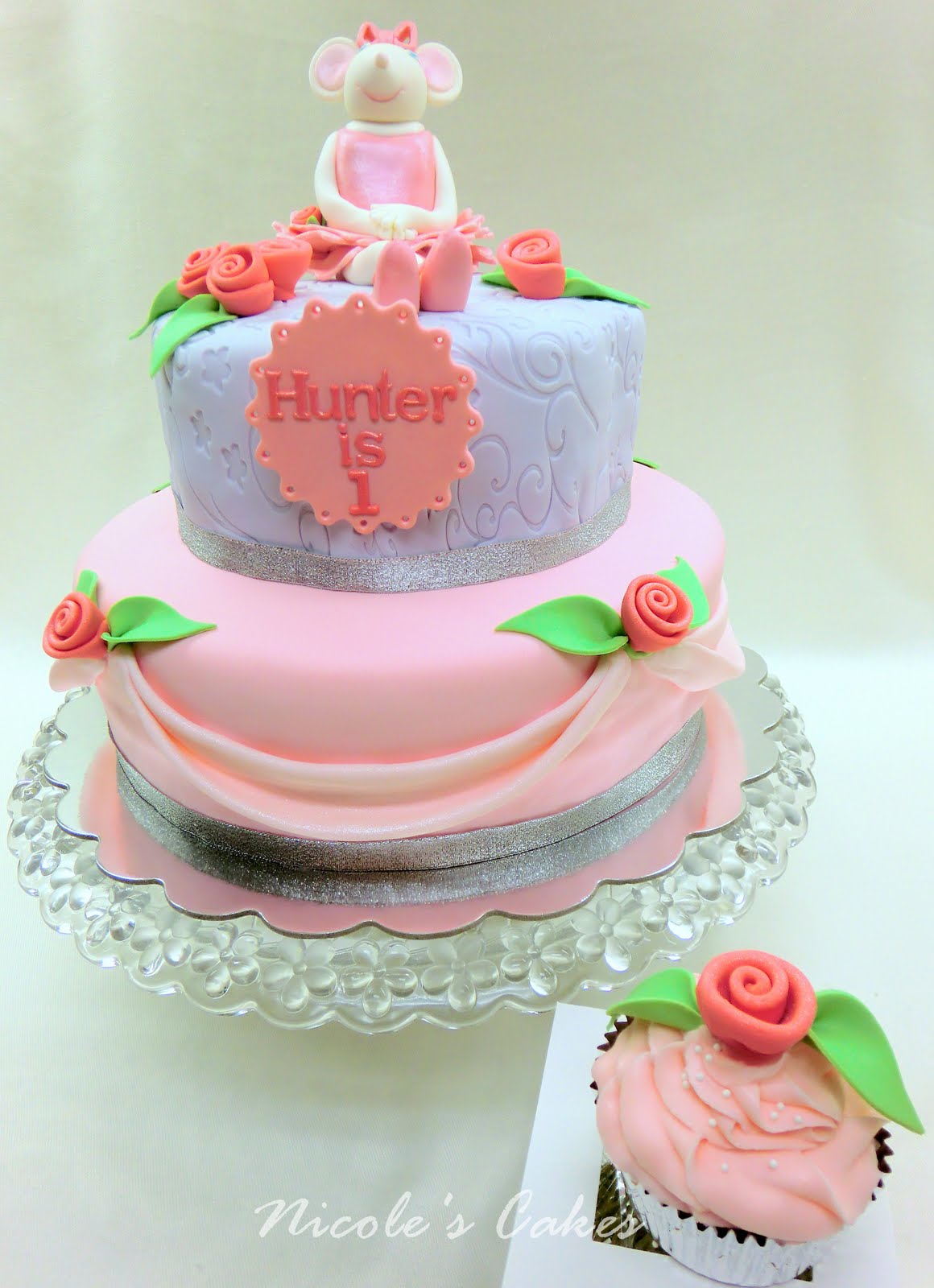 Confections, Cakes & Creations! Angelina Ballerina... 1st Birthday Cake.