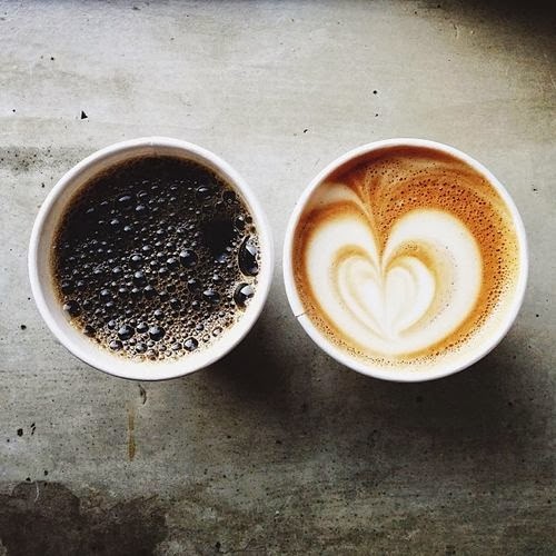 me and you as two cups of coffee.