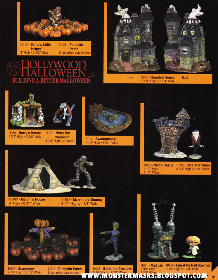1998 Hollywood Halloween Catalog Blood Curdling Blog of Monster Masks