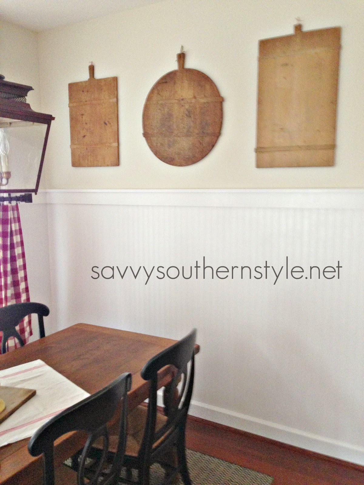 Savvy Southern Style Gallery Wall in the Breakfast Room