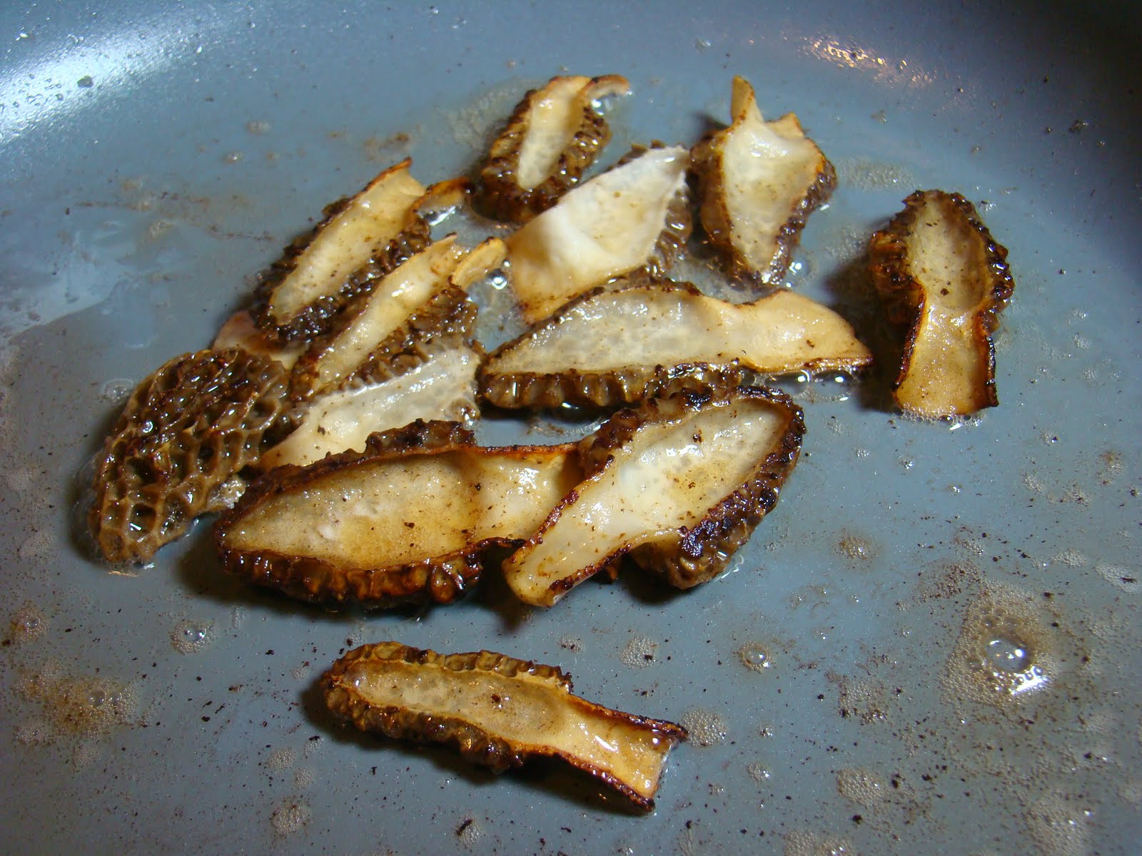 Pasta with Morel Cream Sauce and Peas