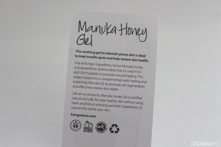Living Nature Manuka Honey Gel Review Living Nature Manuka Honey Gel Review