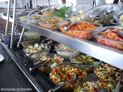 Churrascaria Aratu: Parte do buffet de Saladas