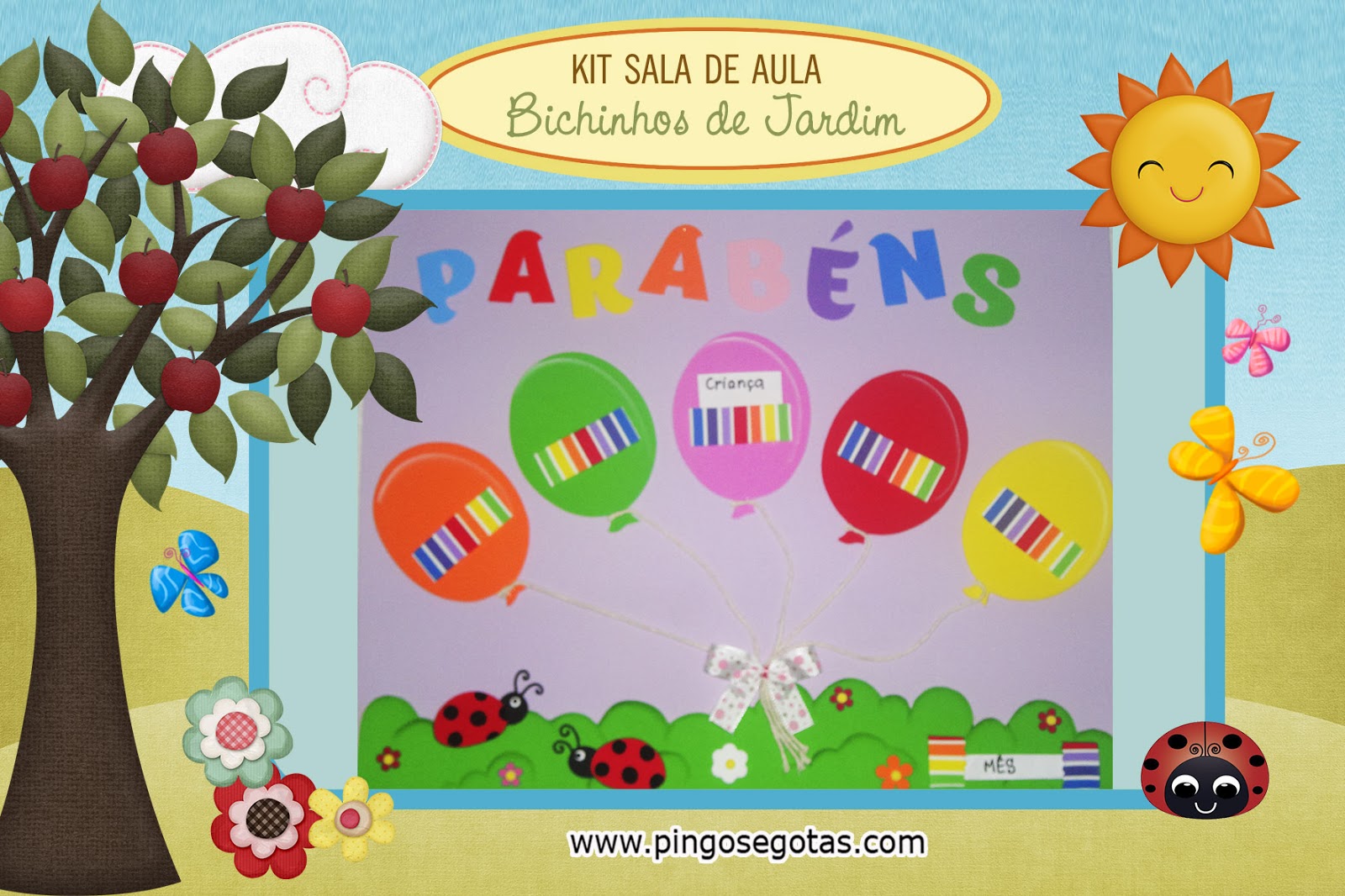 Pingos E Gotas Kit Para Sala De Aula No Tema Bichinhos De Jardim -> Decoracao Da Sala De Aula Infantil Tema Abelhinhas Pingos E Gotas Kit Para Sala De Aula No Tema Bichinhos De Jardim -> Decoracao Da Sala De Aula Infantil Tema Abelhinhas