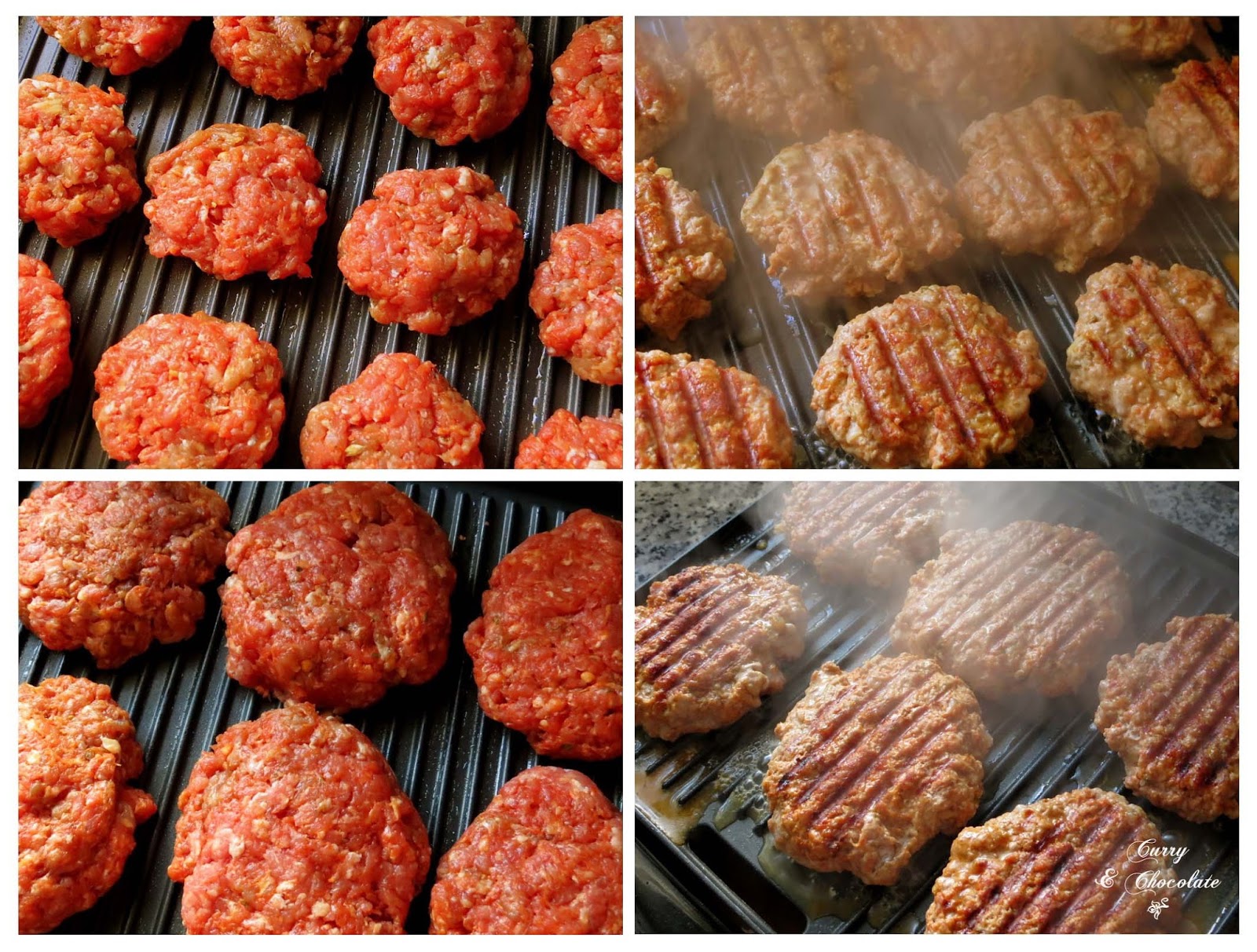 Hamburguesas de picadillo Hamburguesas de picadillo
