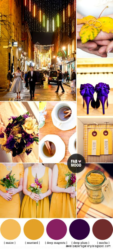 Autumn Wedding Colors purple Autumn wedding color palette Autumn Wedding Colors purple Autumn wedding color palette