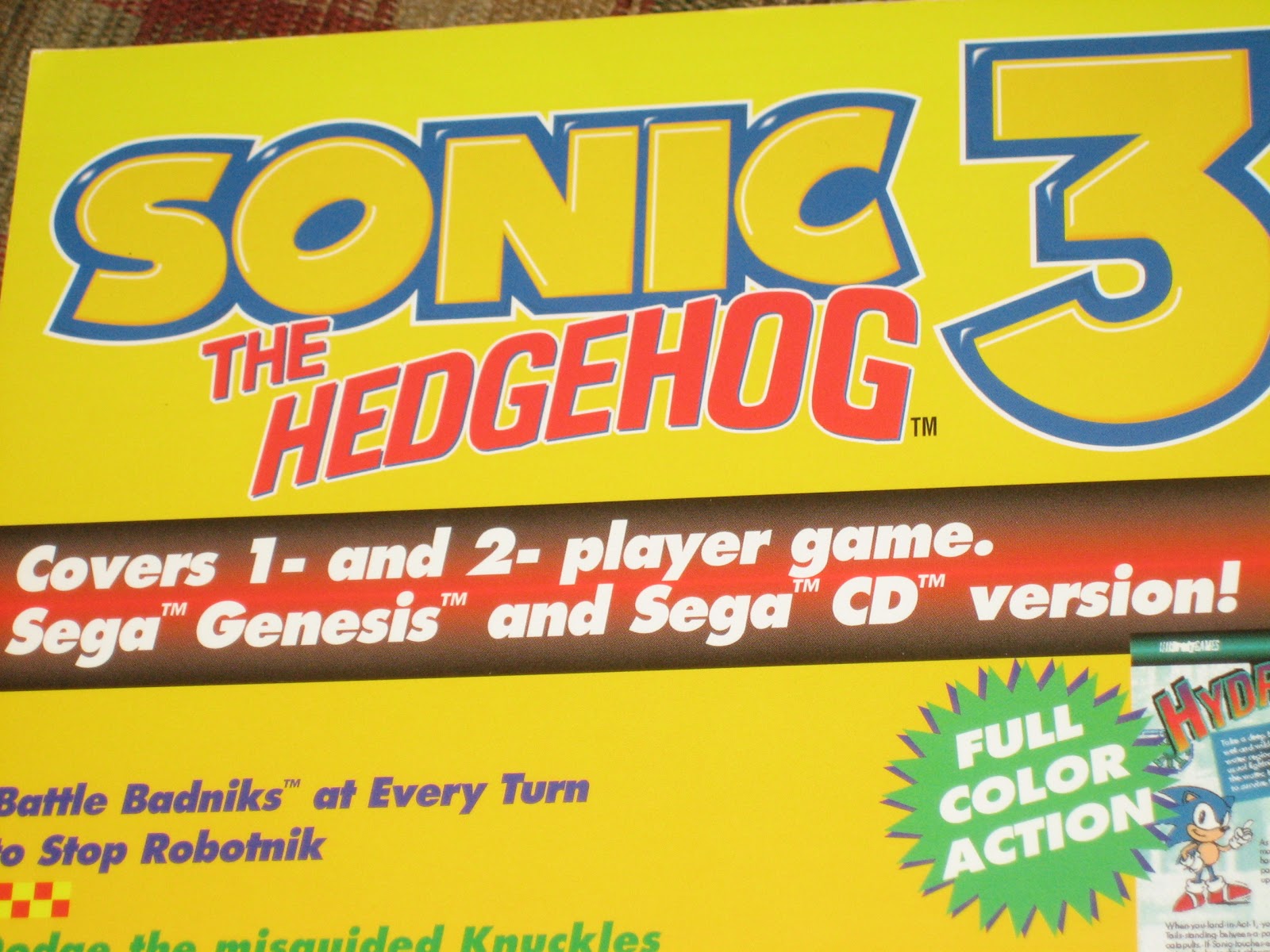 Sonic the Hedgehog Video Game Strategy Guides & Cheats
