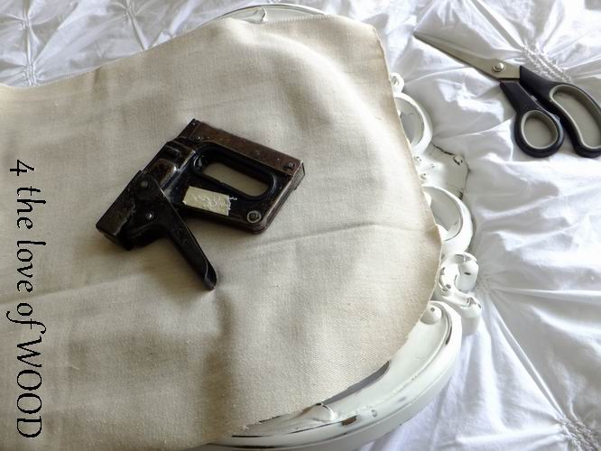 4 the love of wood HOW TO UPHOLSTER AN OPEN CHAIR BACK step II