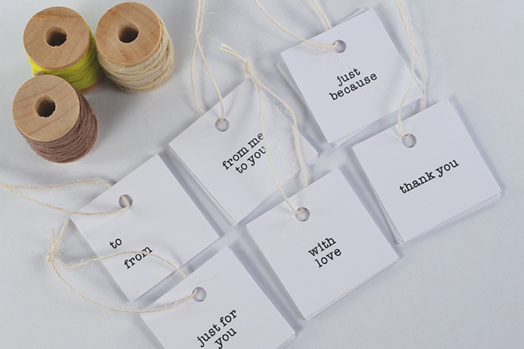 The Simplest Little Gift Tags Pink Petticoat Simple ideas and