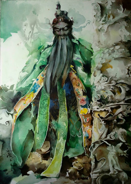 丘璦珍畫作。 丘璦珍畫作。