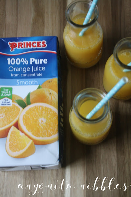 Princes from concentrate orange juice, one of your 5 a day | Anyonita-nibbles.co.uk