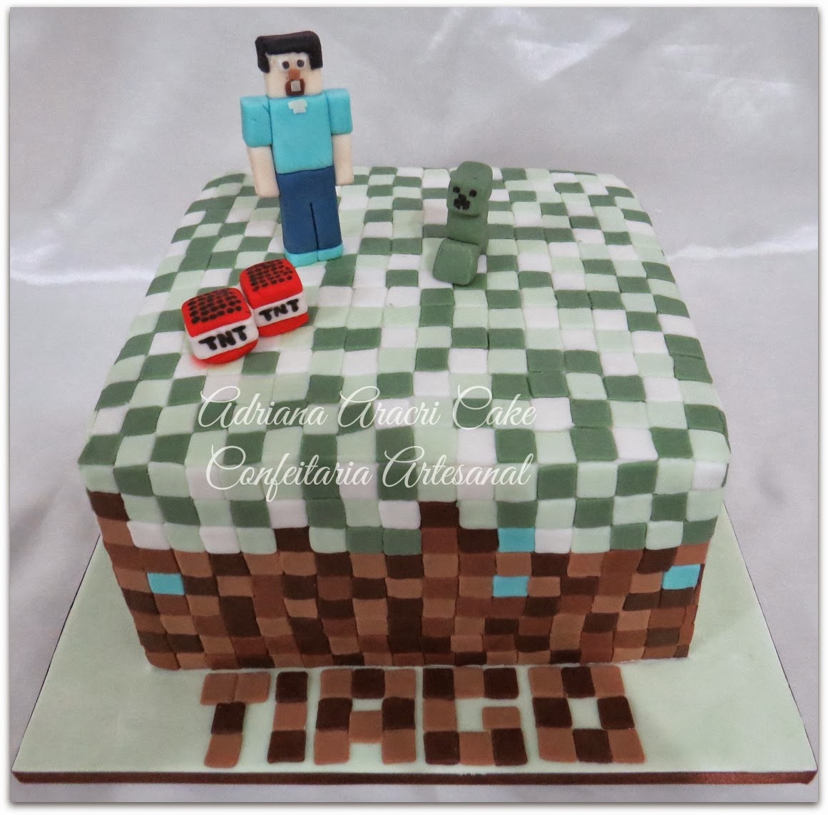 Bolos Decorados Minecraft