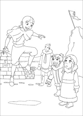 LAMINAS PARA COLOREAR - COLORING PAGES: AVATAR para dibujar pintar