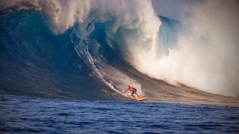 Lyle Carlson Surfboards Laird Hamilton Stand up paddleboards at Peahi