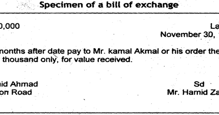 bill of exchange in india
