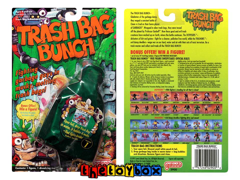 Details about   Vintage 1991 Trash Bag Bunch Liceplant by Galoob 