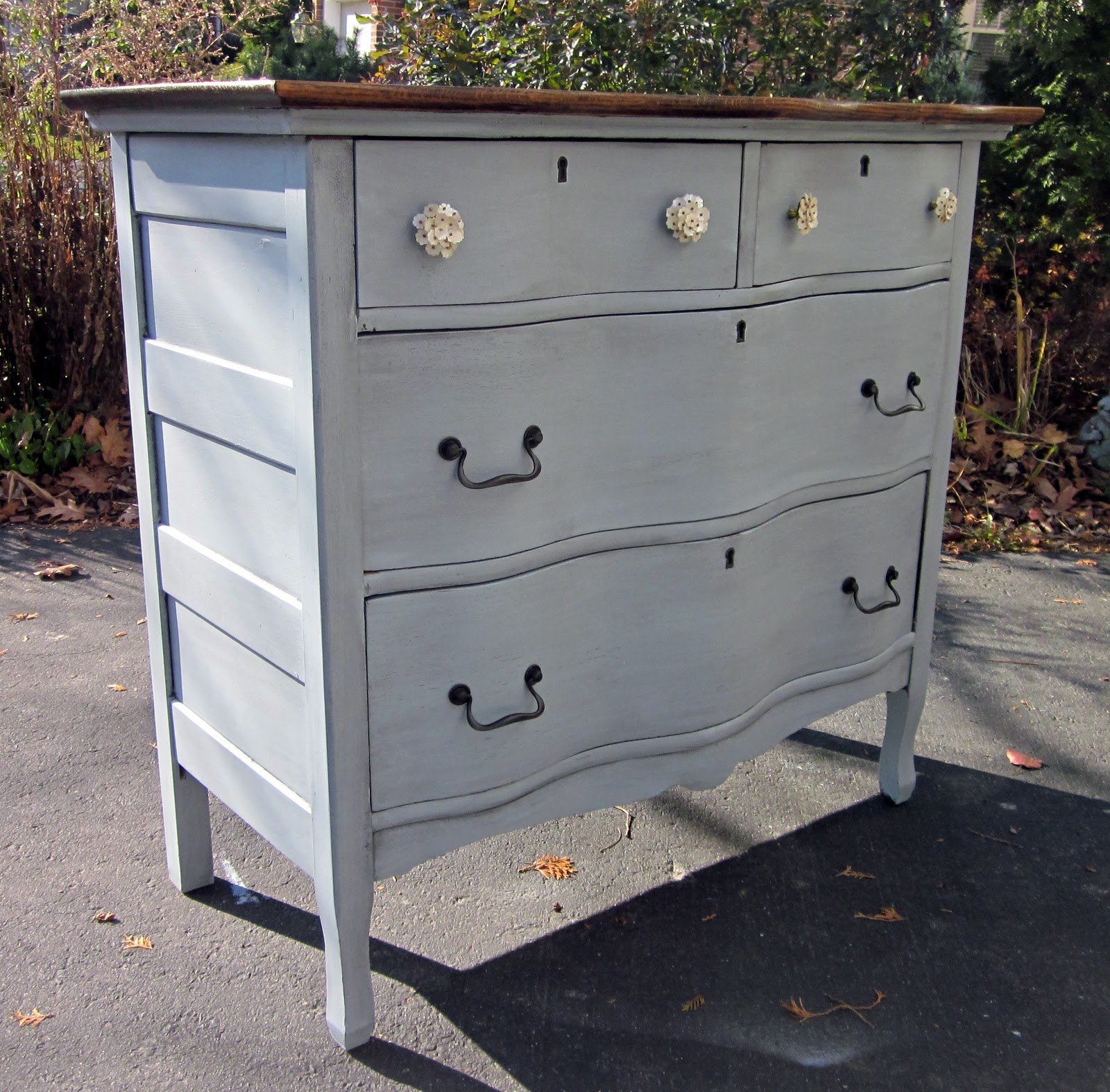 Uniquely Chic Furniture Another Gray Blue Dresser and the Fate of its
