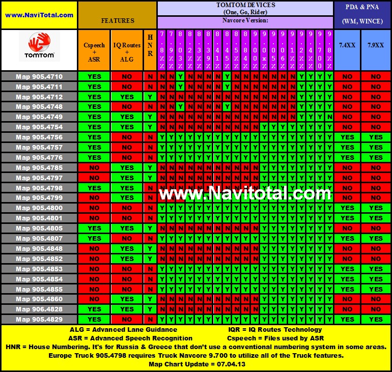 خريطة الشرق الاوسط لاجهزة 2013 TomTom gps عرب
