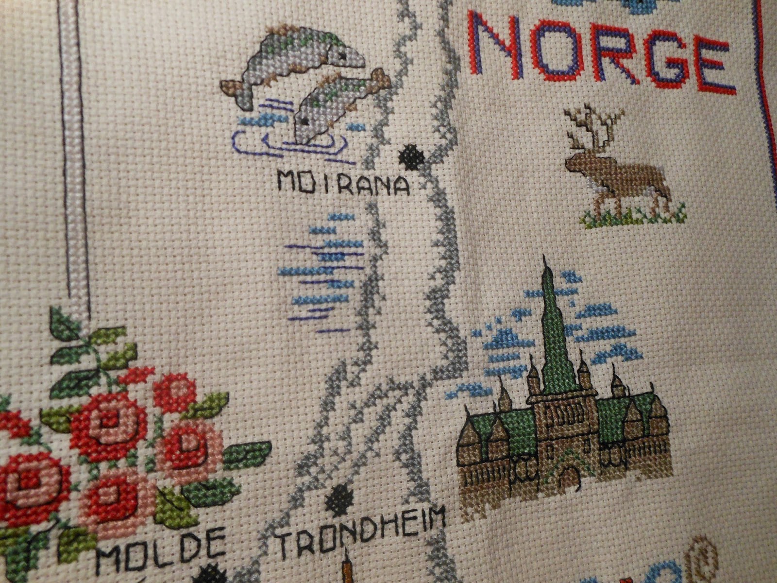 Make Mend Amend Make Norway CrossStitch