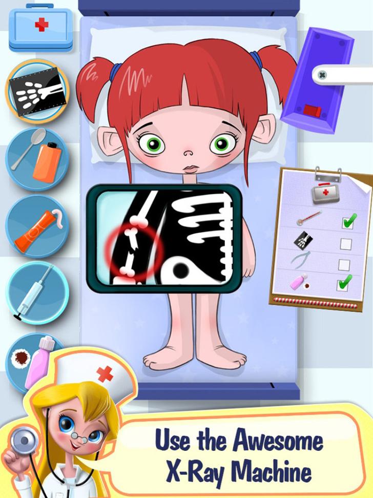 Doctor X - Med School App iTunes App By Kids Fun Club by TabTale - FreeApps.ws