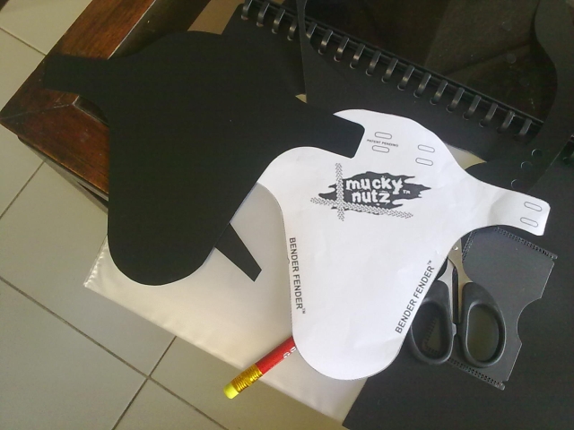 diy bender fender in the zone mtb