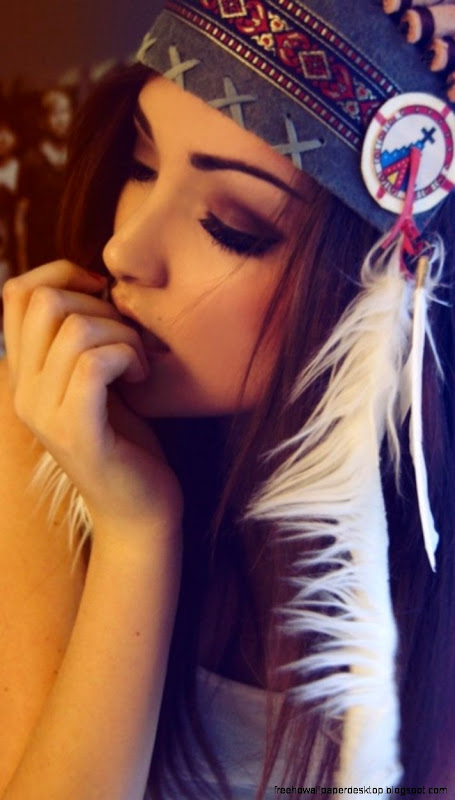 Download Wallpaper 750x1334 Girl Indian Hat Brunette iPhone 6 Download Wallpaper 750x1334 Girl Indian Hat Brunette iPhone 6