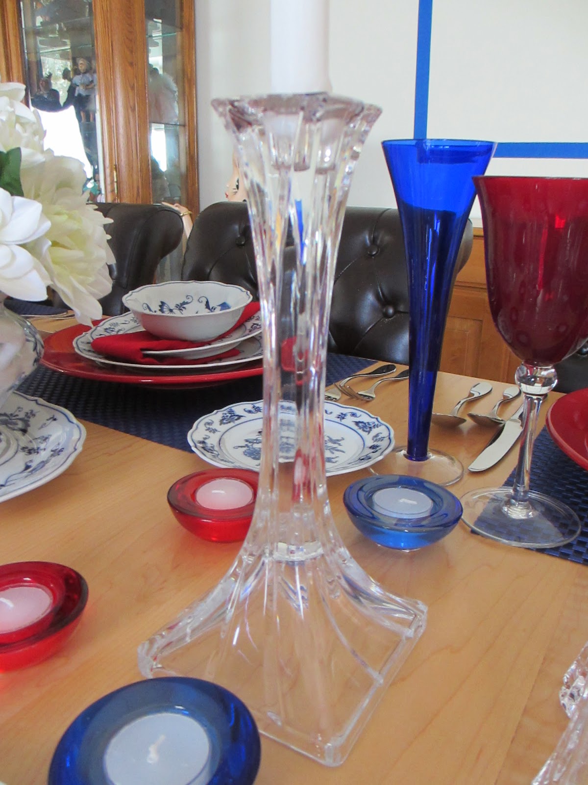 The Guest Blue Danube 4th of July Tablescape