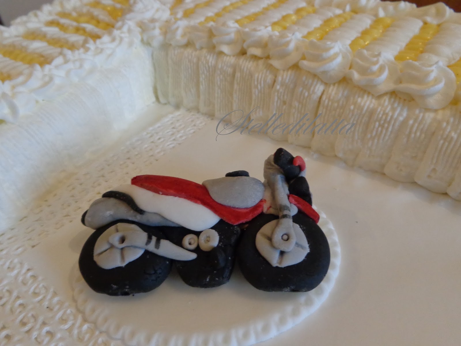 Stelledilatta Deco Torta Una Moto Per Edoardo