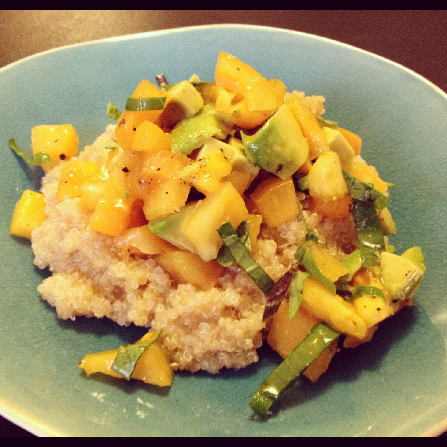 Ruminations on Food Beat the Heat Lemon Quinoa Salad with Tomato