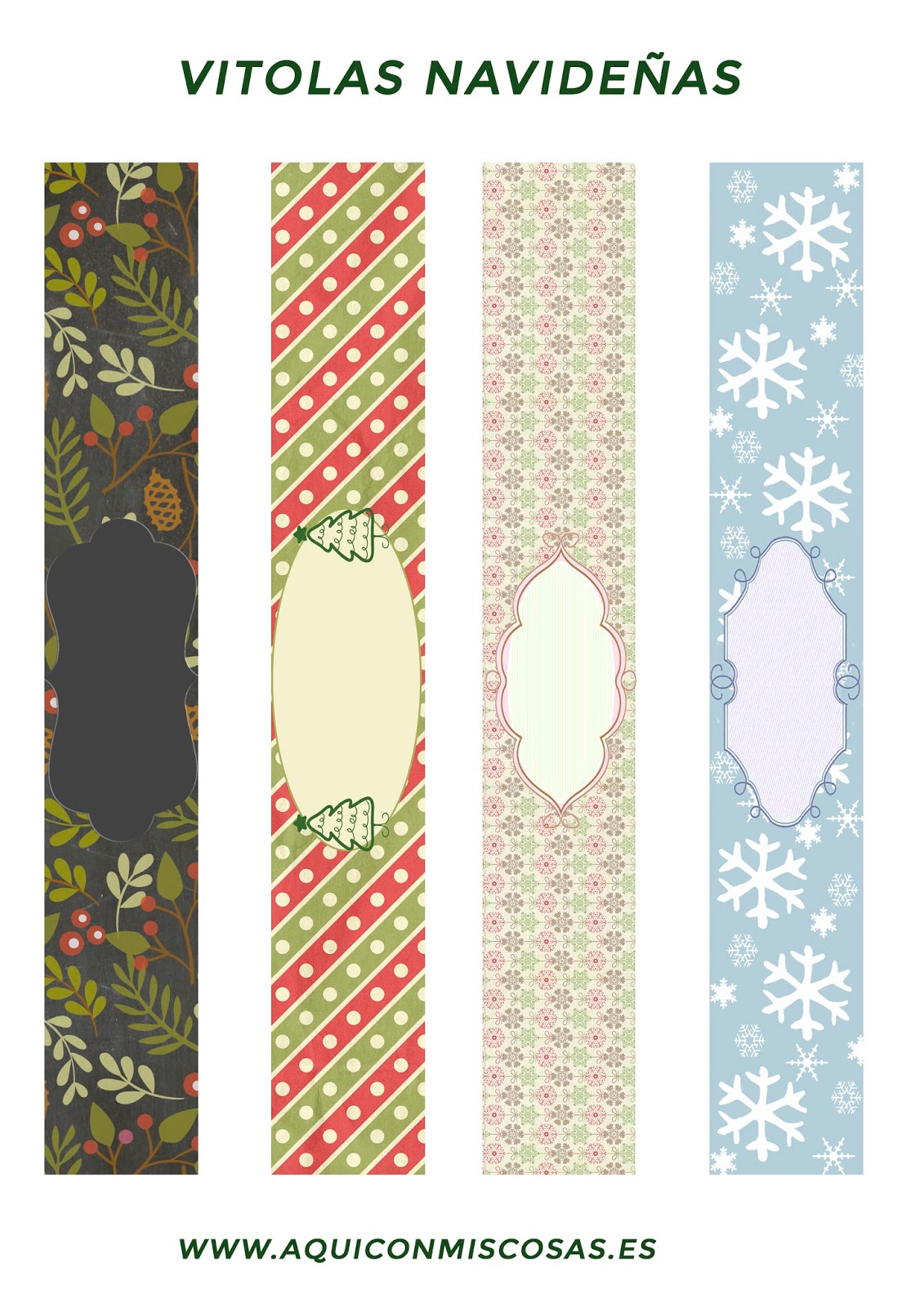 Vitolas imprimibles Vitolas imprimibles