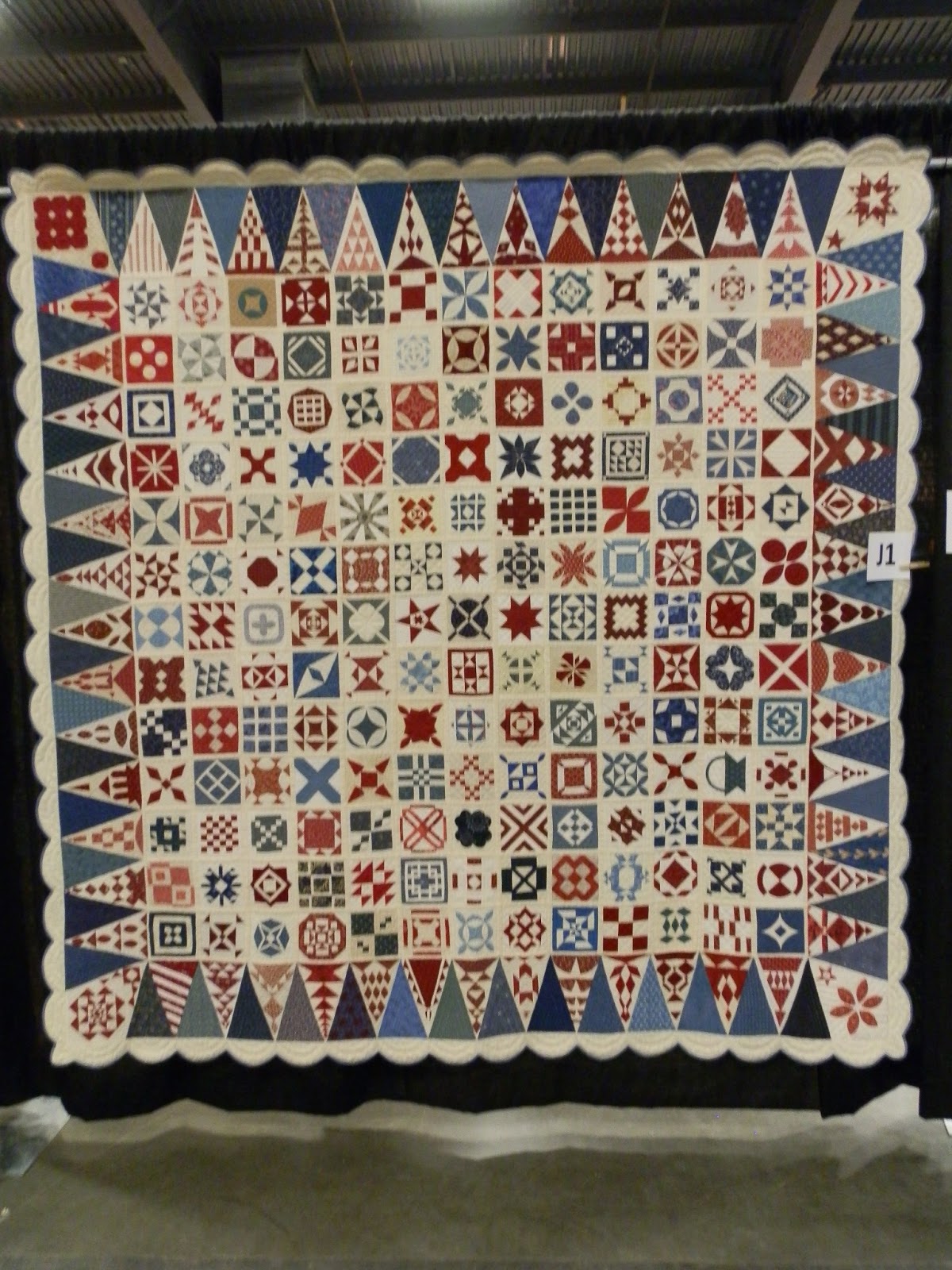 Floating on a Quilted Cloud Vermont Quilt Festival The Dear Jane