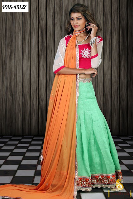 Navratri festival traditional chaniya choli and ghagra choli online collection 2015 for kids and women at lowest price