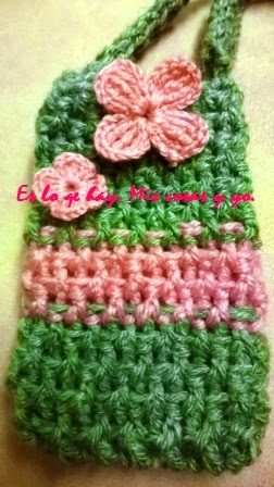 bolsa para móvil decorada bolsa para móvil y flore