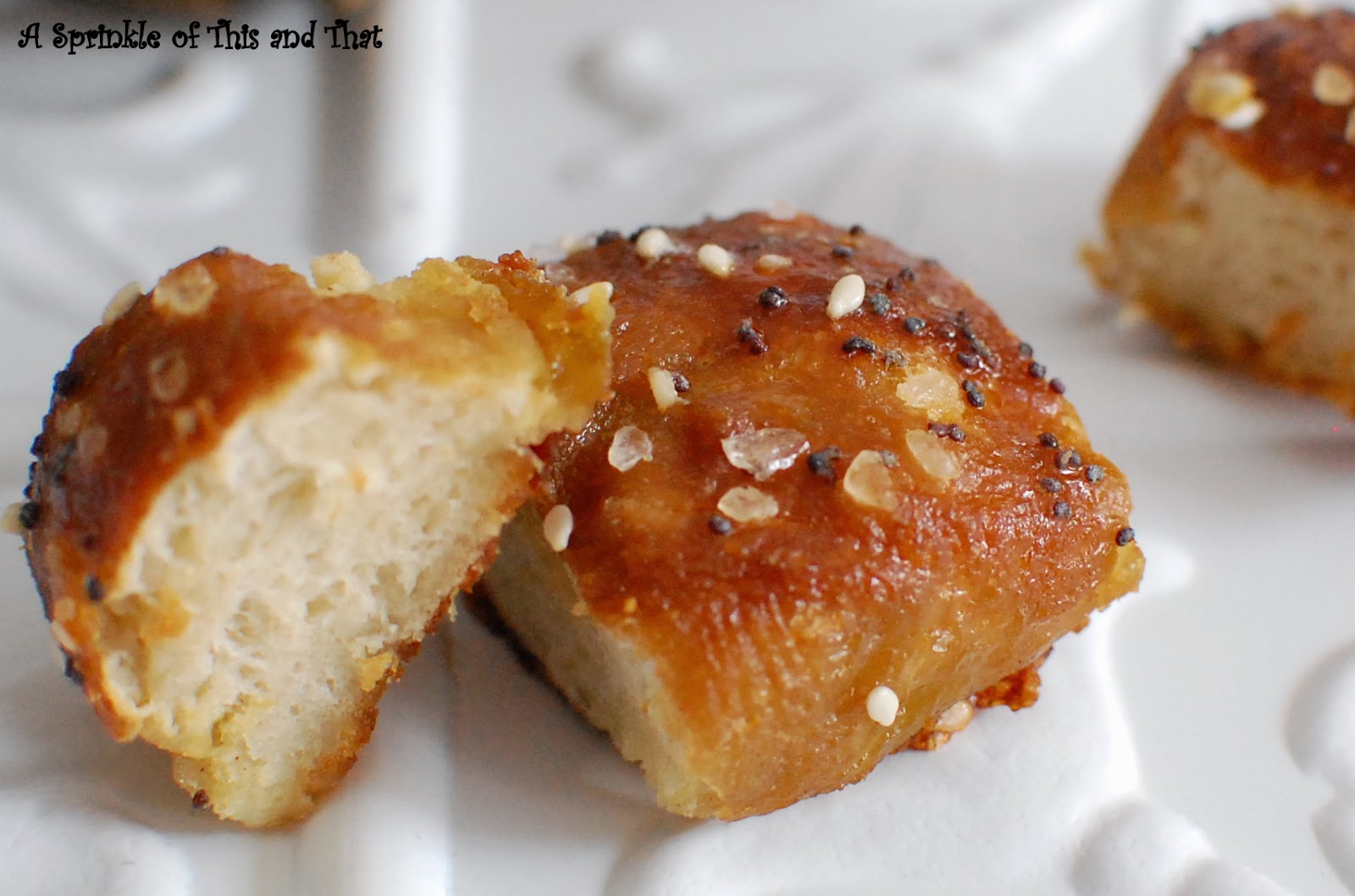 A Sprinkle of This and That Everything Soft Pretzel Nuggets