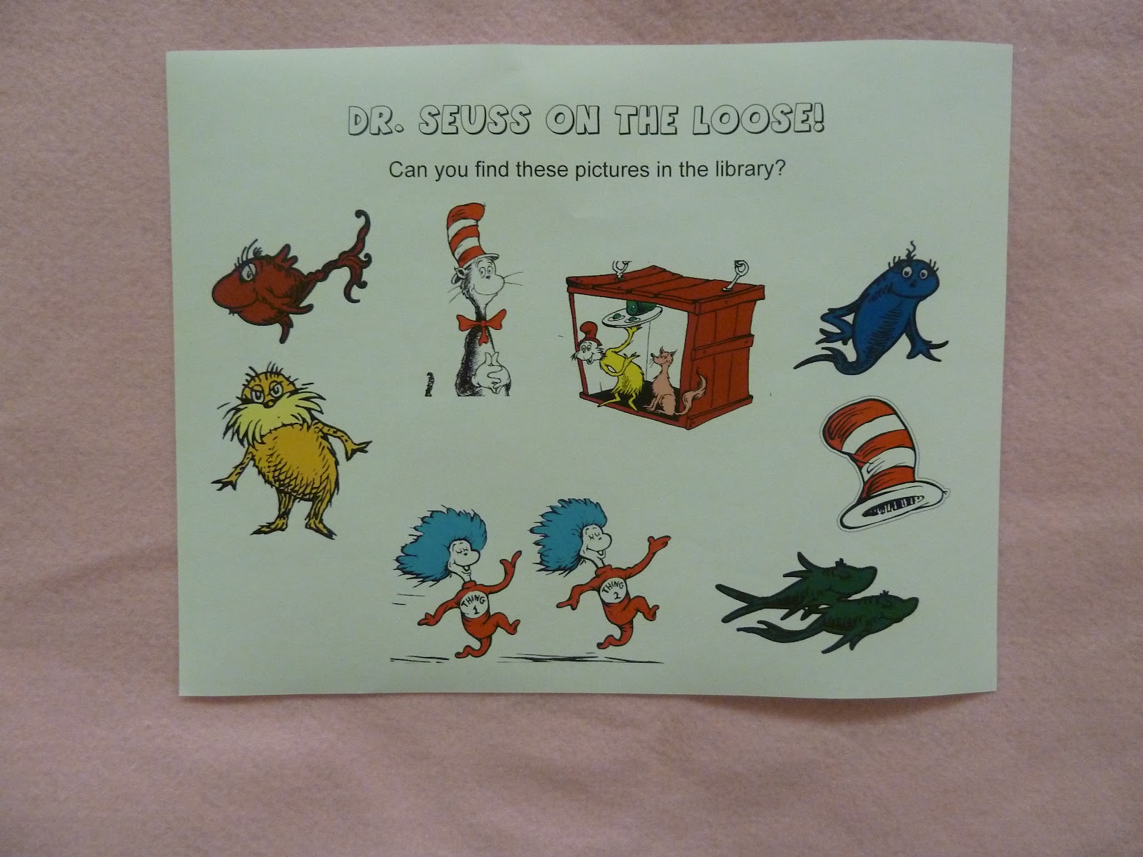 dr seuss outline