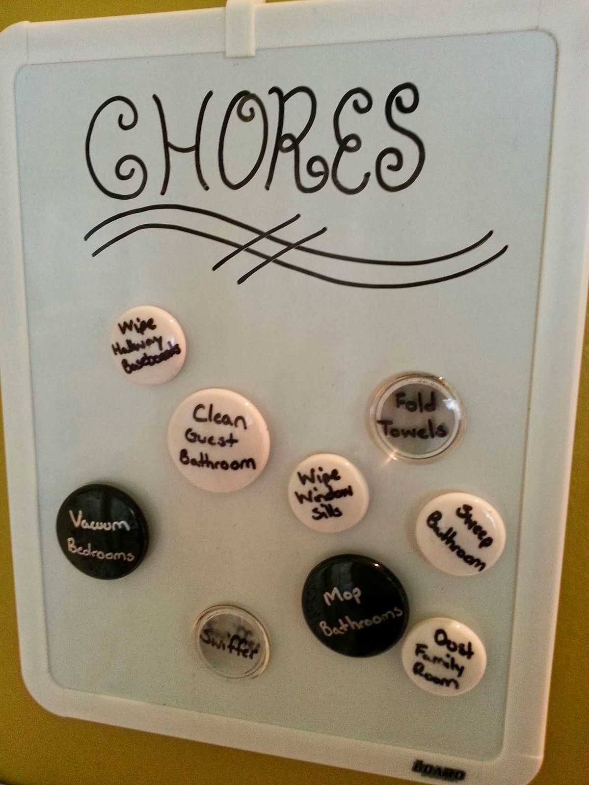 the essence Chores (and the charts that help!)